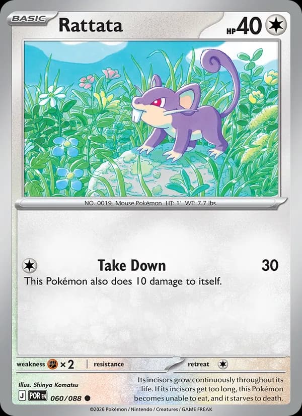 Rattata — изображение карты