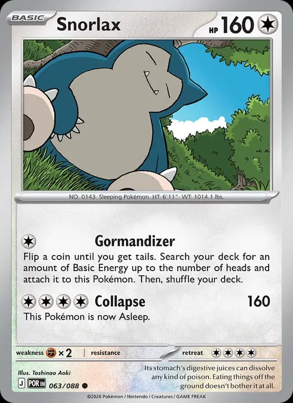 Snorlax — изображение карты