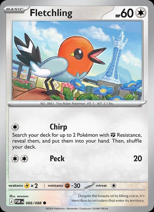 Fletchling — изображение карты