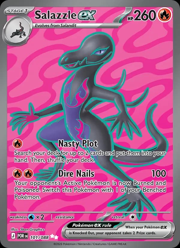 Salazzle ex — изображение карты