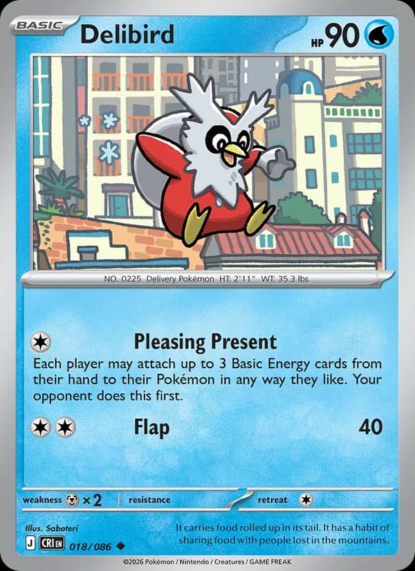 Delibird — изображение карты