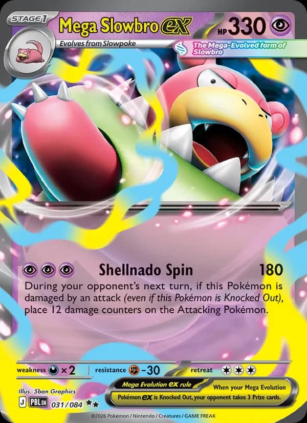 Mega Slowbro ex — изображение карты