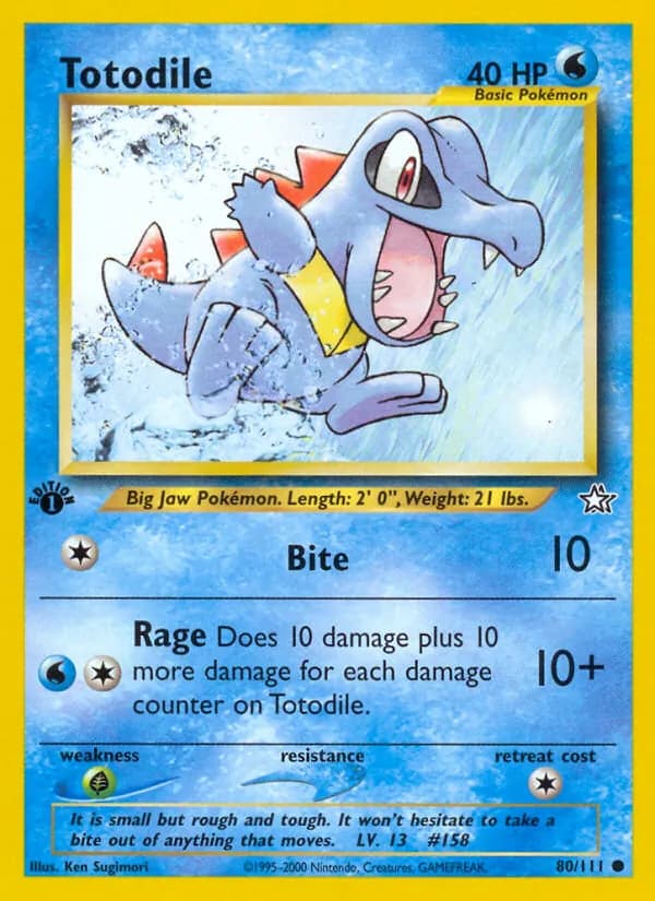 Totodile — изображение карты