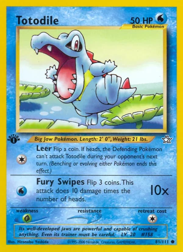 Totodile — изображение карты