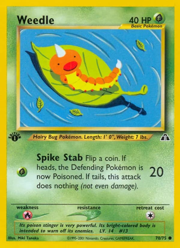 Weedle — изображение карты