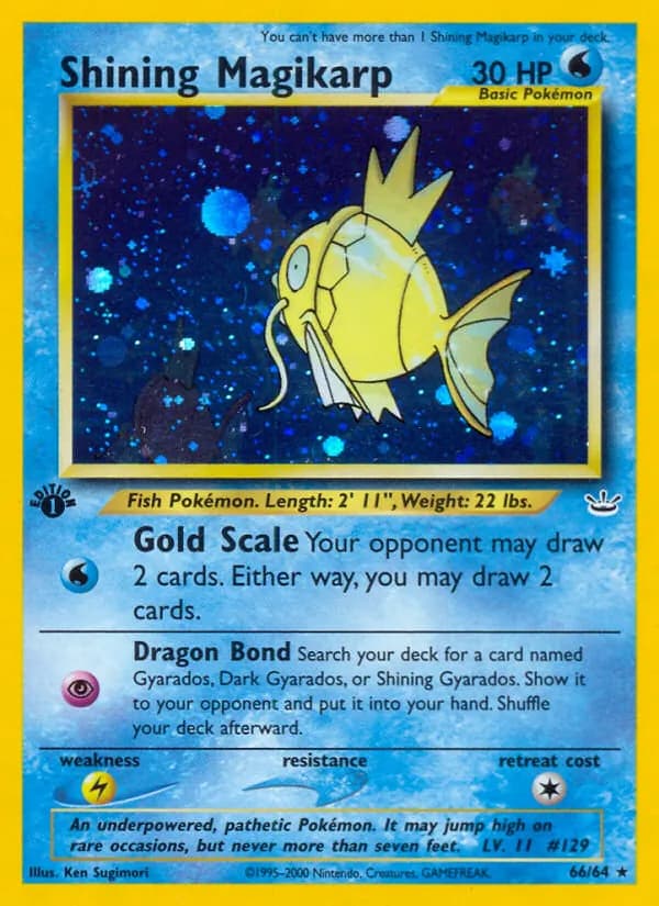 Shining Magikarp — изображение карты