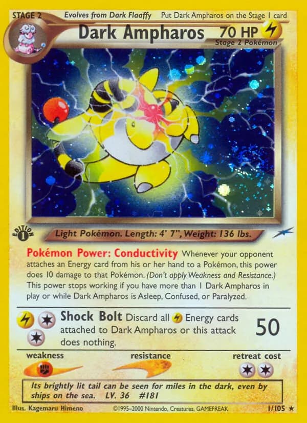 Dark Ampharos — изображение карты