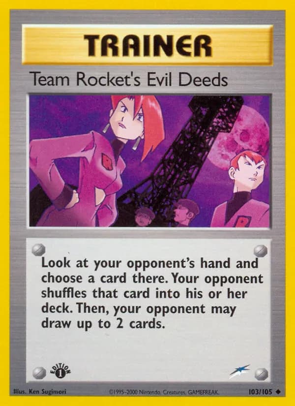 Team Rocket's Evil Deeds — изображение карты