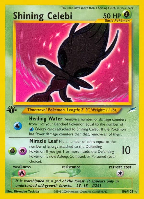 Shining Celebi — изображение карты