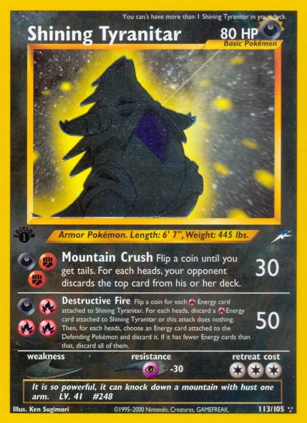 Shining Tyranitar — изображение карты