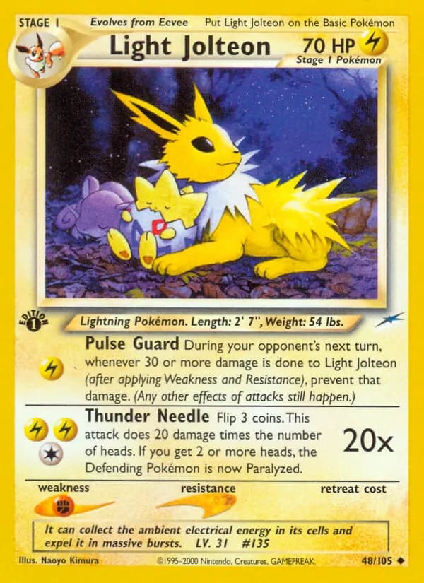 Light Jolteon — изображение карты