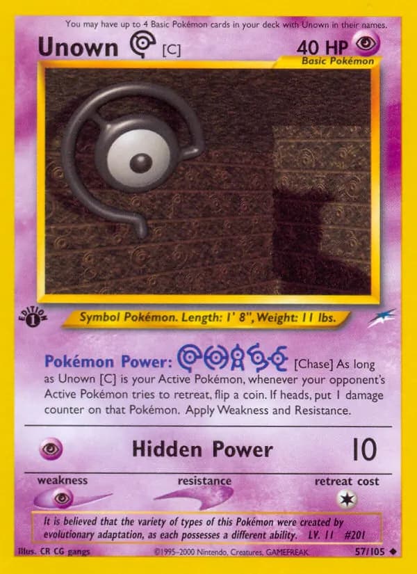 Unown [C] — изображение карты
