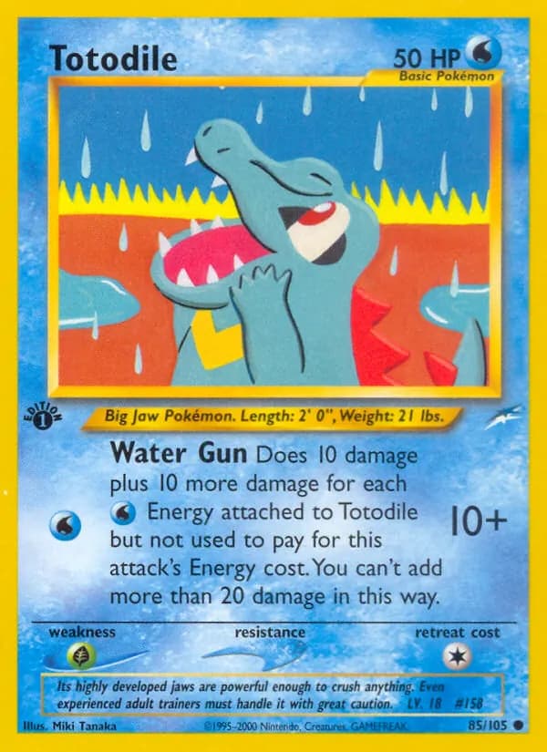 Totodile — изображение карты