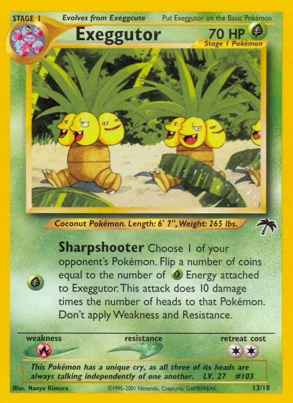 Exeggutor — изображение карты