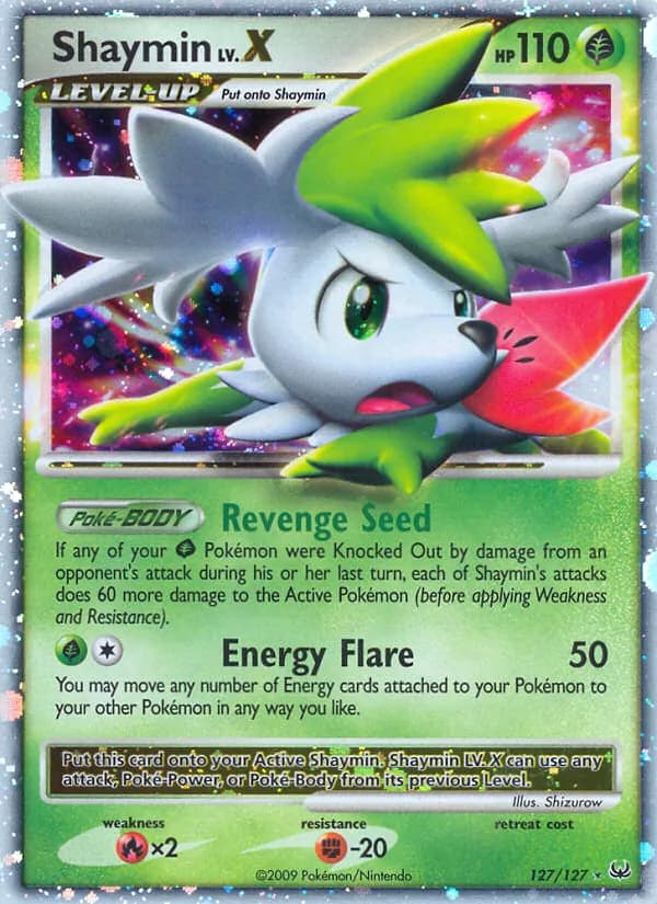 Shaymin LV.X — изображение карты