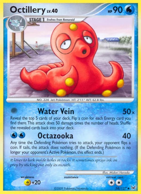 Octillery — изображение карты