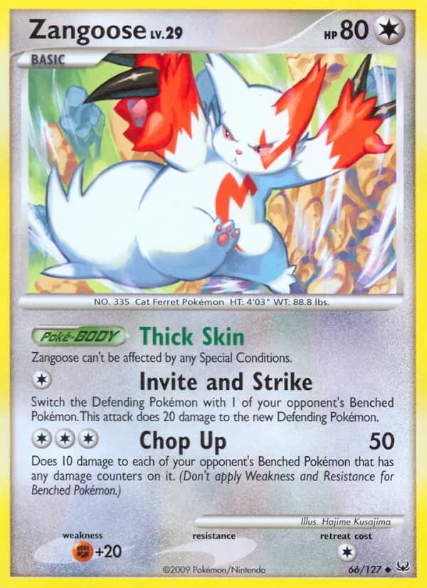 Zangoose — изображение карты