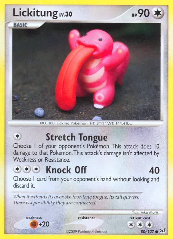 Lickitung — изображение карты
