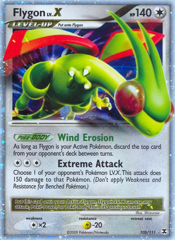 Flygon LV.X — изображение карты