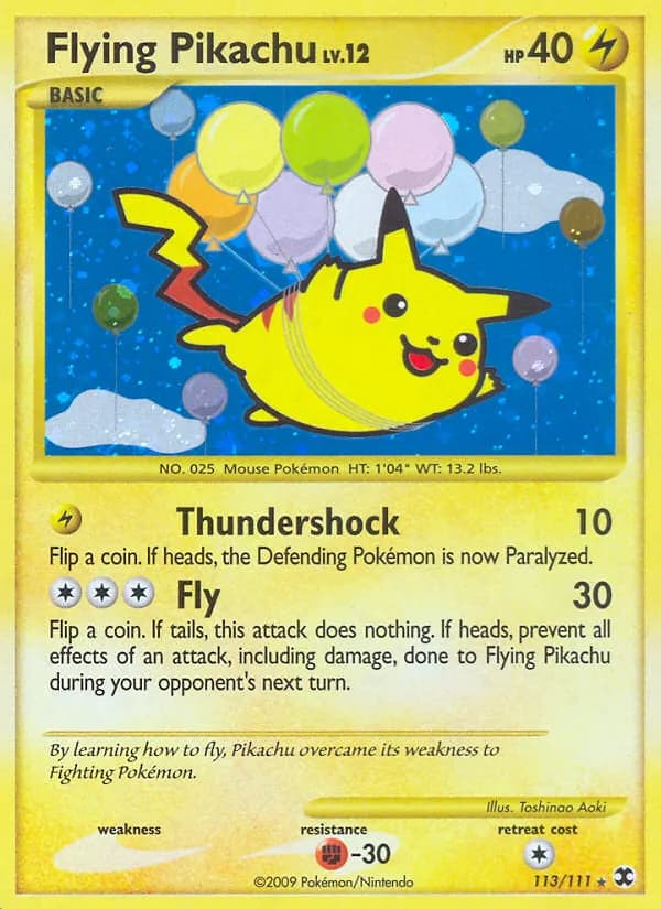 Flying Pikachu — изображение карты