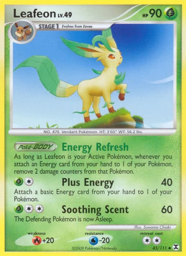 Leafeon — изображение карты