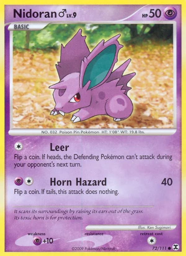 Nidoran ♂ — изображение карты