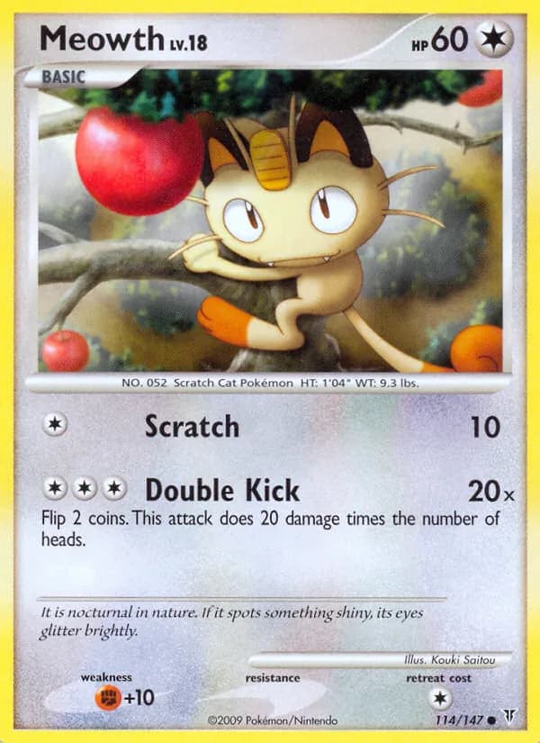 Meowth — изображение карты