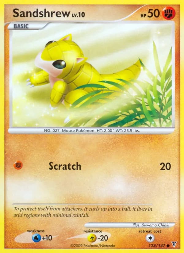 Sandshrew — изображение карты