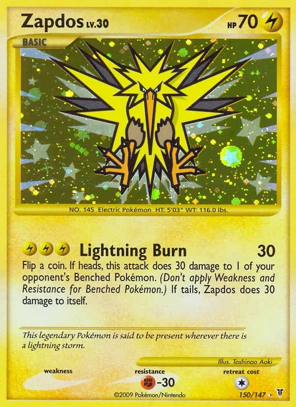 Zapdos — изображение карты