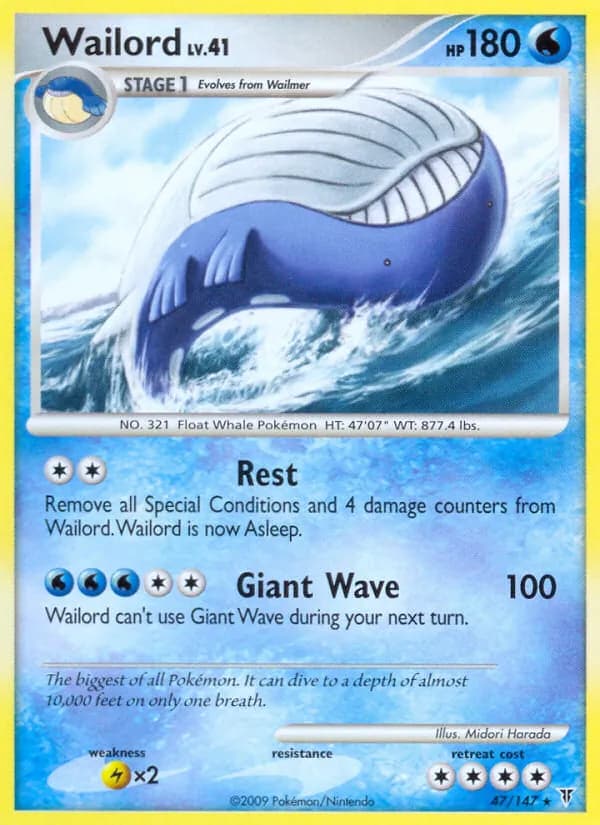 Wailord — изображение карты