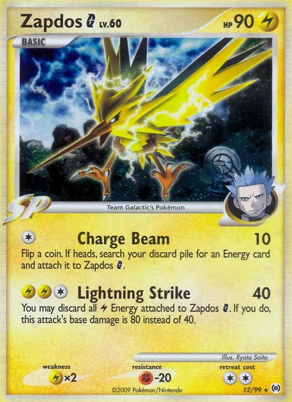 Zapdos G — изображение карты