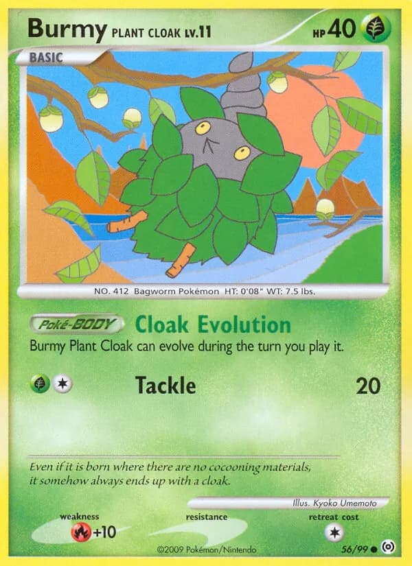 Burmy Plant Cloak — изображение карты