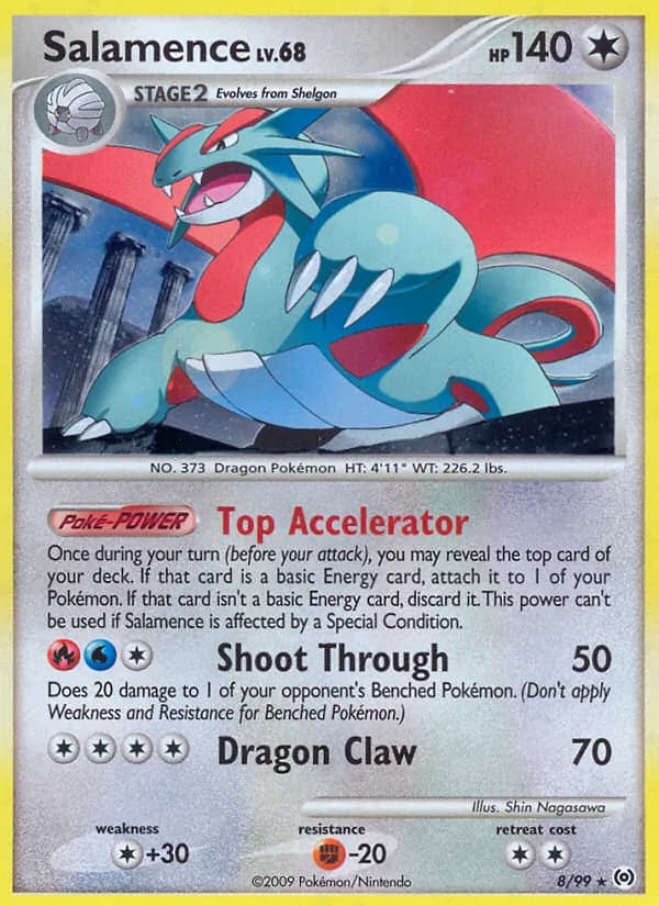 Salamence — изображение карты