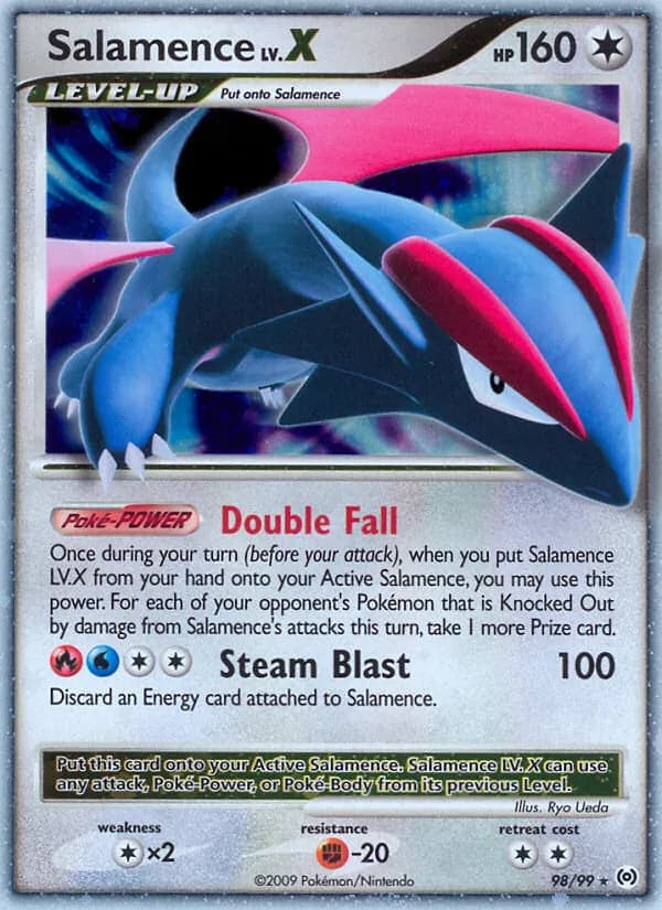 Salamence LV.X — изображение карты