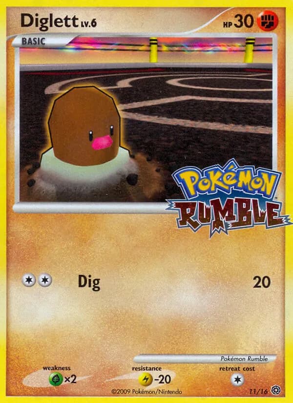 Diglett — изображение карты