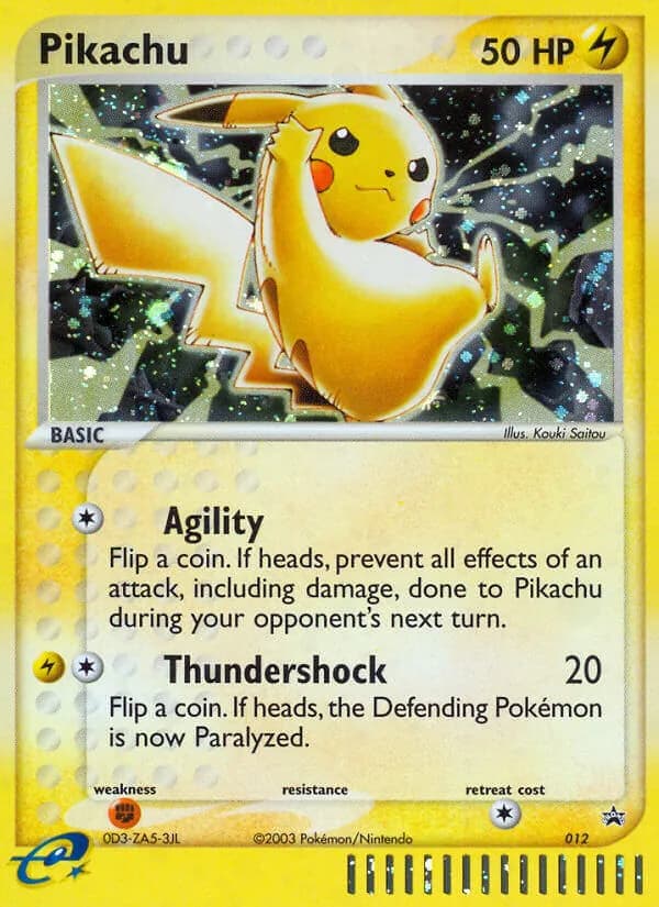 Pikachu — изображение карты