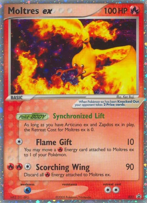 Moltres ex — изображение карты