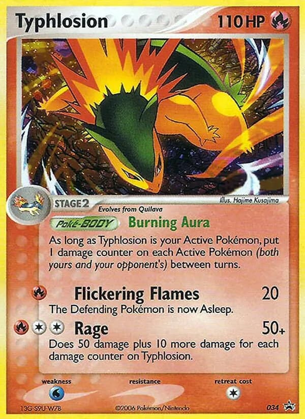 Typhlosion — изображение карты