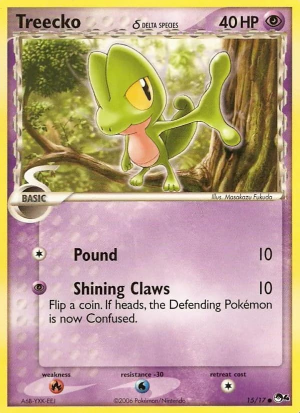 Treecko δ — изображение карты