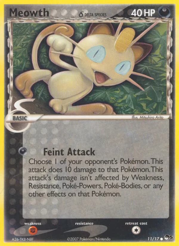 Meowth δ — изображение карты
