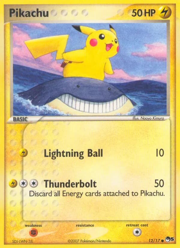 Pikachu — изображение карты