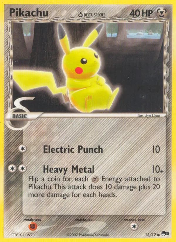 Pikachu δ — изображение карты