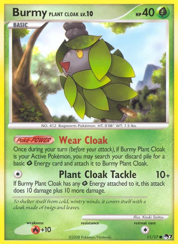 Burmy Plant Cloak — изображение карты