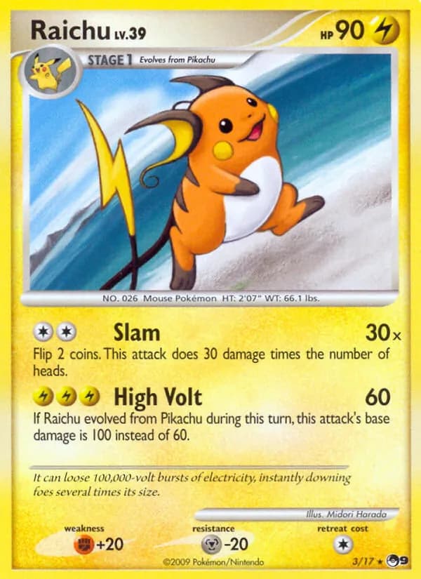 Raichu — изображение карты