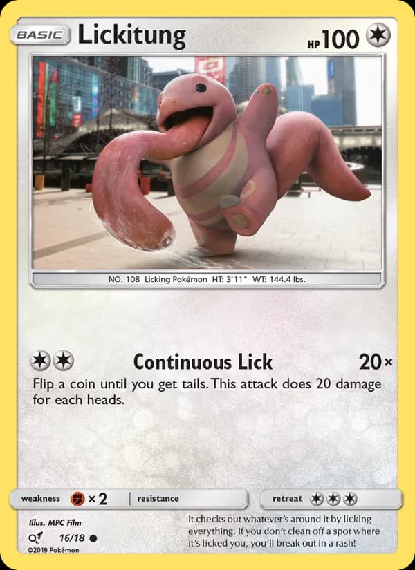 Lickitung — изображение карты