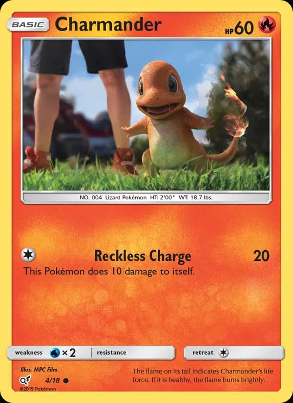 Charmander — изображение карты