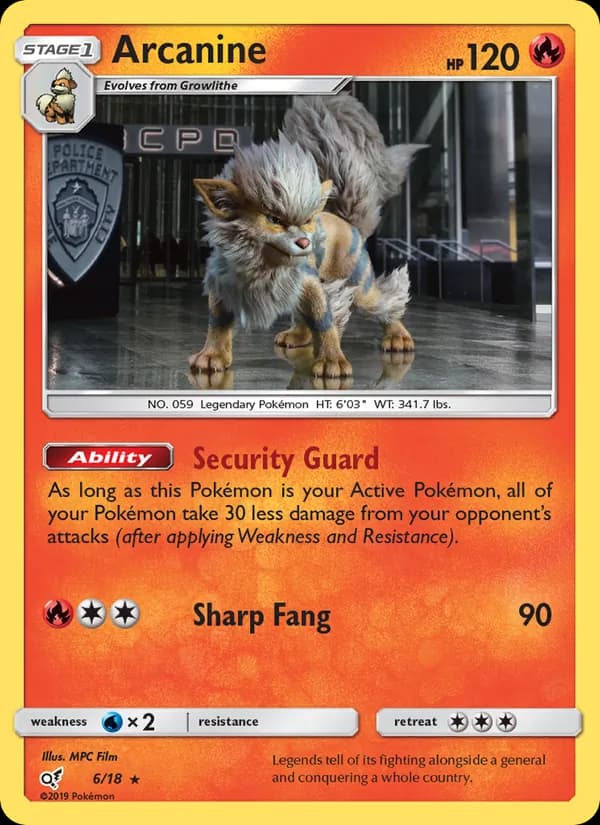 Arcanine — изображение карты