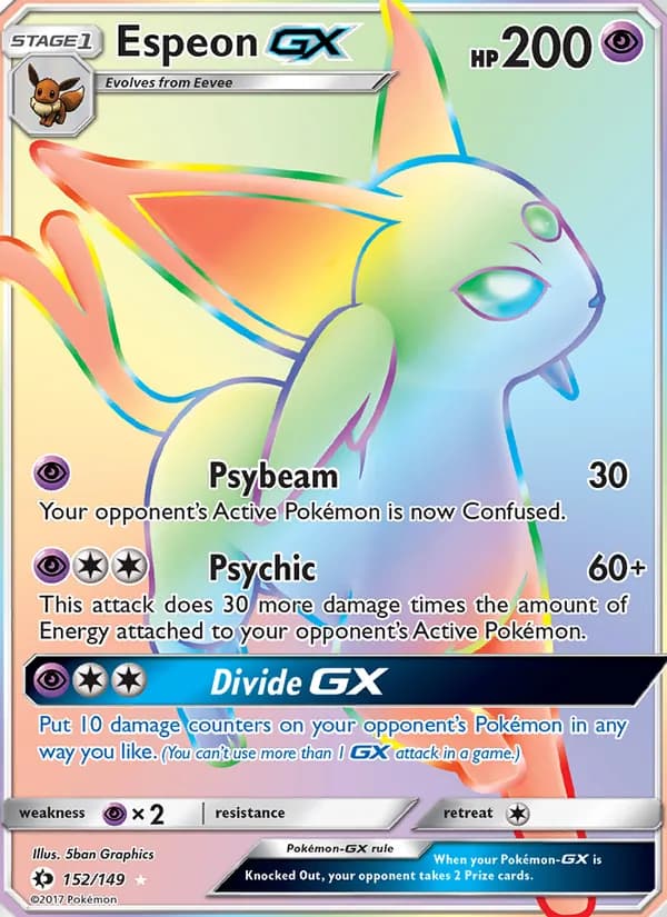 Espeon GX — изображение карты
