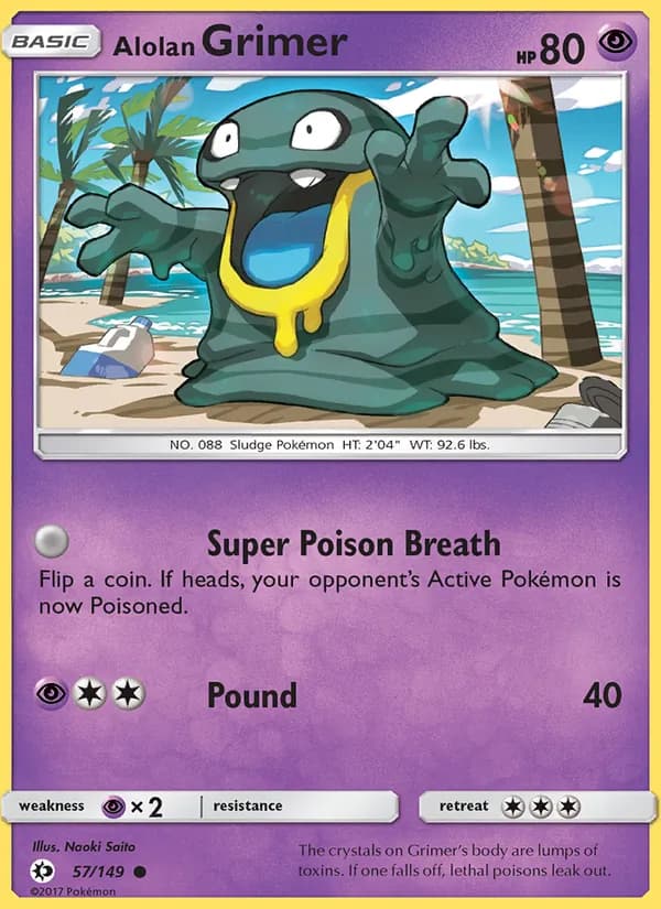 Alolan Grimer — изображение карты