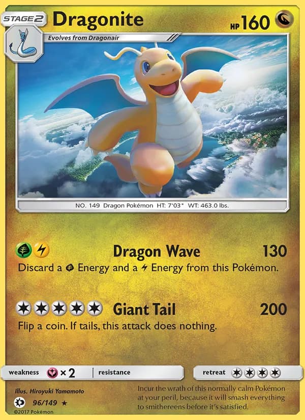 Dragonite — изображение карты
